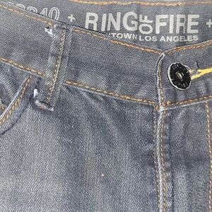 Ring of Fire Men's Denim Slim Jeans-slim Straight